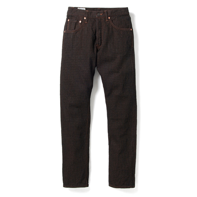 奄美泥染刺し子デニムジーンズ【D1867】