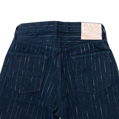 RAIN絣ジーンズ【D1885】BIGサイズ