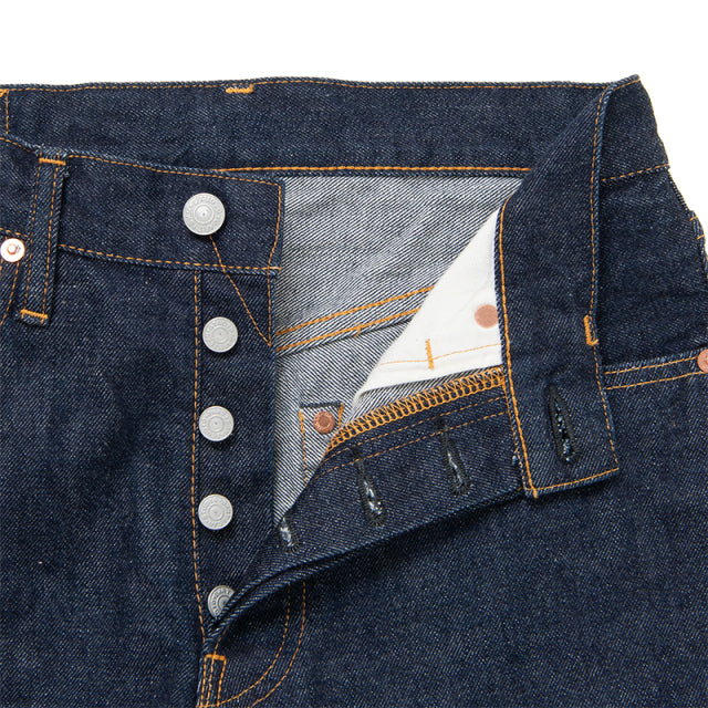 レギュラーストレートウォッシュジーンズ【D1891】BIGサイズ