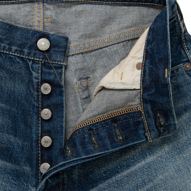 USEDウォッシュルーズストレートジーンズ【D1890U】