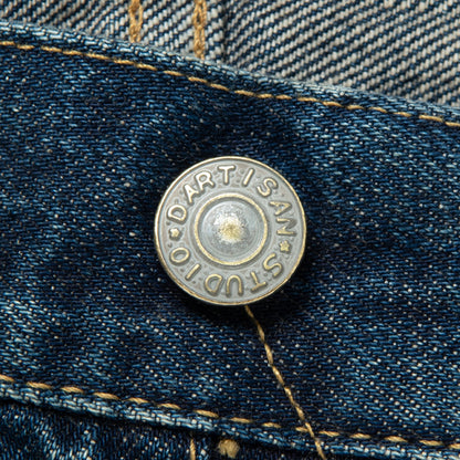 USEDウォッシュルーズストレートジーンズ【D1890U】