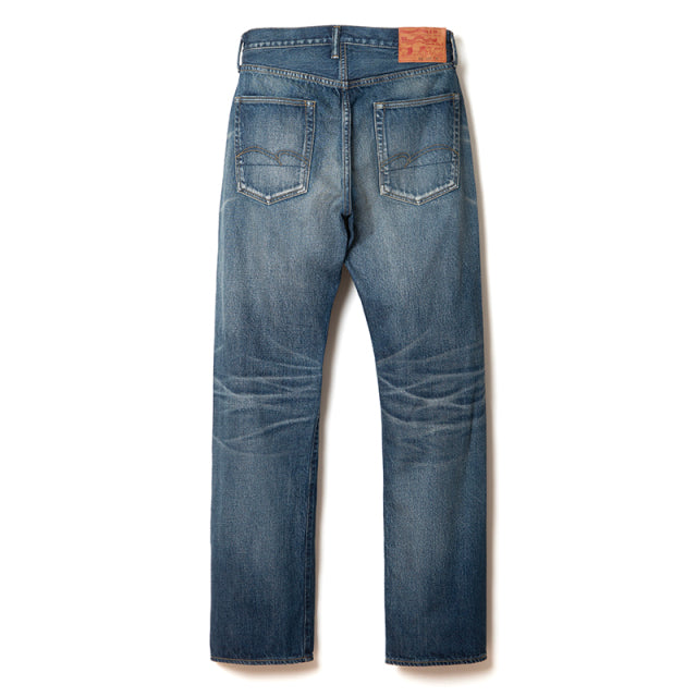 USEDウォッシュルーズストレートジーンズ【D1890U】BIGサイズ