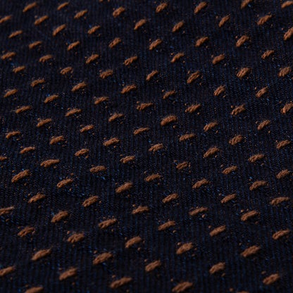 柿渋刺し子レギュラーストレートジーンズ【D1897R】