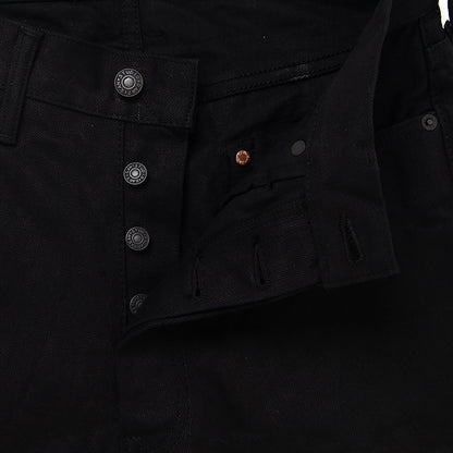 京黒紋付染本藍ジーンズ【D1899】 BIGサイズ