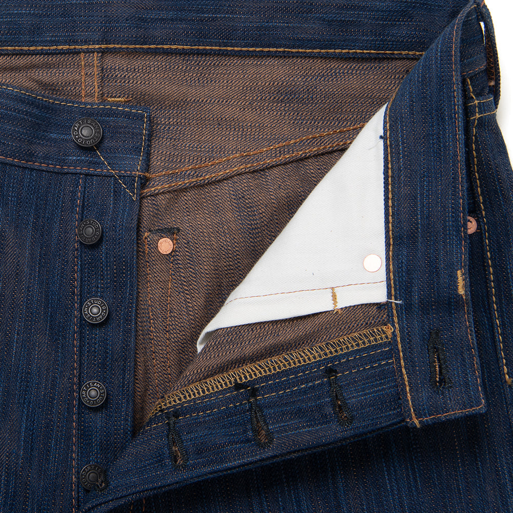 阿波正藍柿渋ジーンズ【D1905】 BIGサイズ