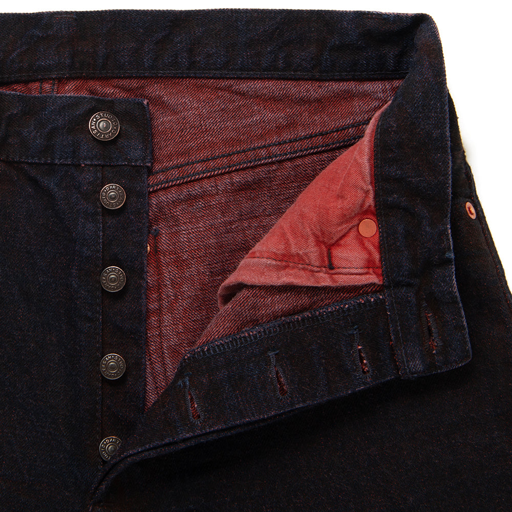 ベンガラ染めジーンズ【D1908】BIGサイズ