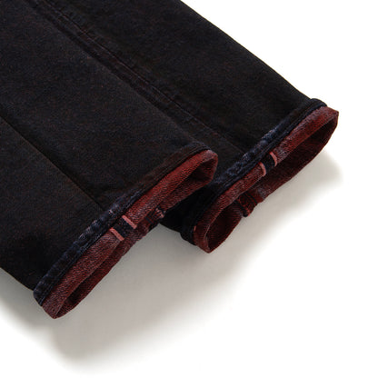 ベンガラ染めジーンズ【D1908】BIGサイズ