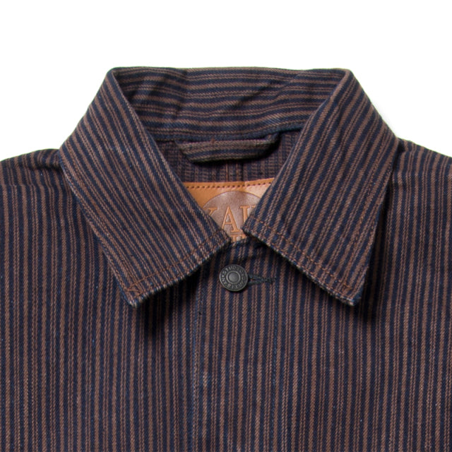 KAKISHIBU DENIM HICKORY カバーオール【D4522】