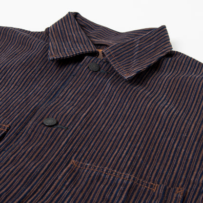 KAKISHIBU DENIM HICKORY カバーオール【D4522】