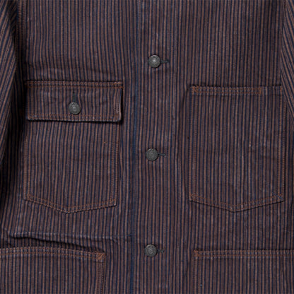 KAKISHIBU DENIM HICKORY カバーオール【D4522】