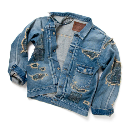 NORAGI BORO デニムジャケット【D4528U】