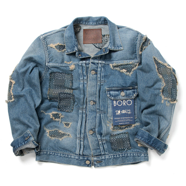 NORAGI BORO デニムジャケット【D4528U】