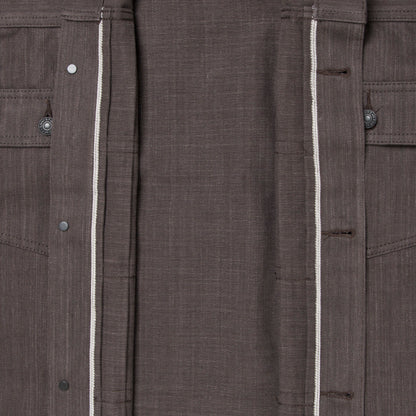 奄美泥染デニムジャケット【D4532】