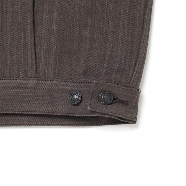 奄美泥染デニムジャケット【D4532】