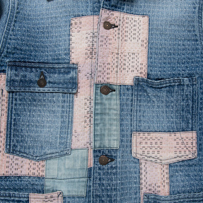 SASHIKO BORO デニムジャケット【D4547U】