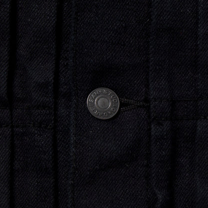 京黒紋付染デニムジャケット【D4561】