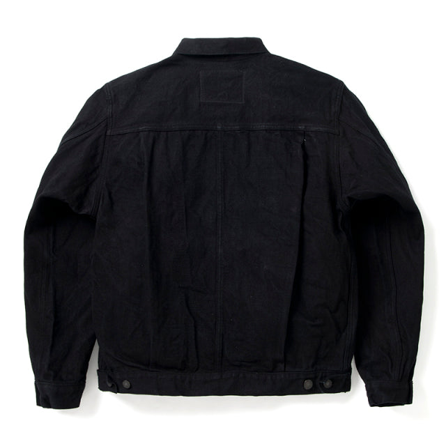 京黒紋付染デニムジャケット【D4561】
