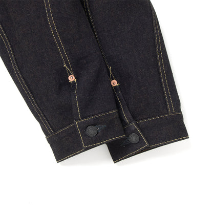 藍渋染めデニムジャケット【D4579】