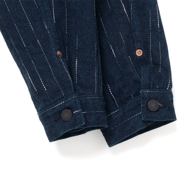 RAIN絣デニムジャケット【D4589】