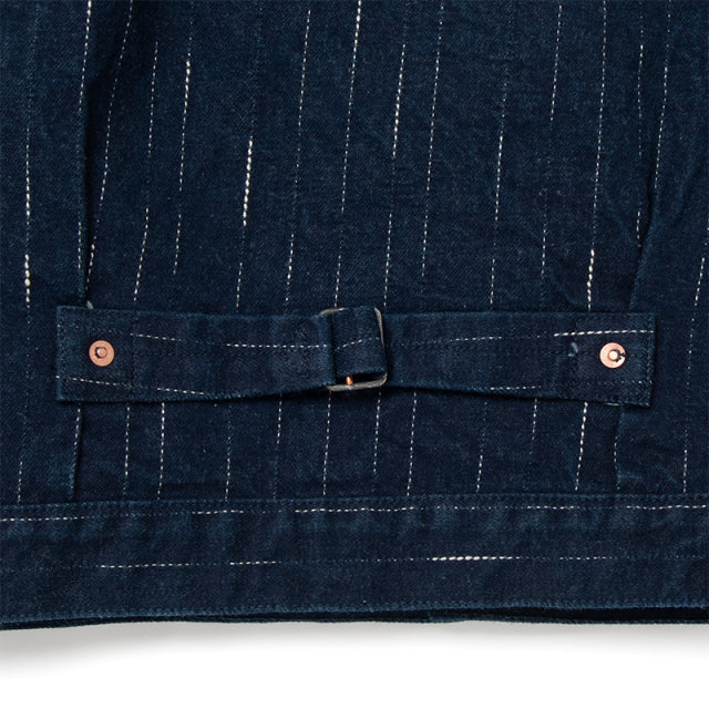 RAIN絣デニムジャケット【D4589】