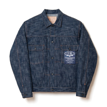 双藍デニムジャケット【D4603】