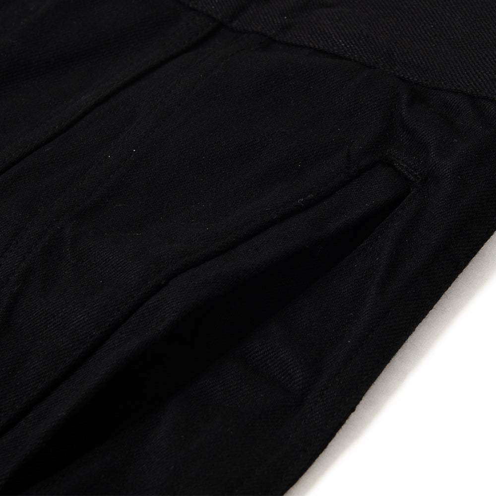 京黒紋付染本藍デニムジャケット【D4609】