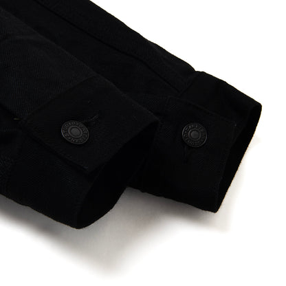 京黒紋付染本藍デニムジャケット【D4609】