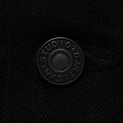 京黒紋付染本藍デニムジャケット【D4609】