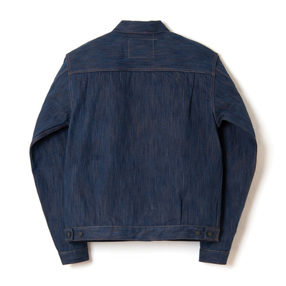阿波正藍柿渋染デニムジャケット【D4615】