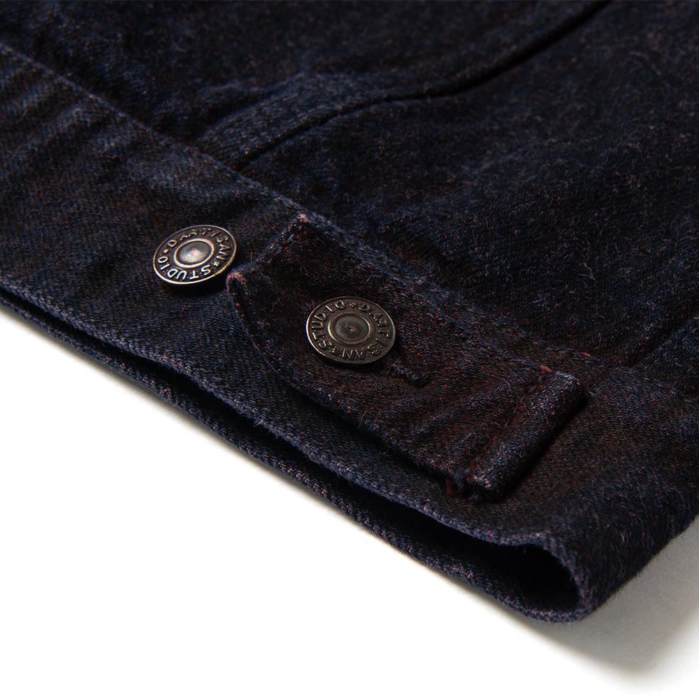 ベンガラ染めデニムジャケット【D4621】