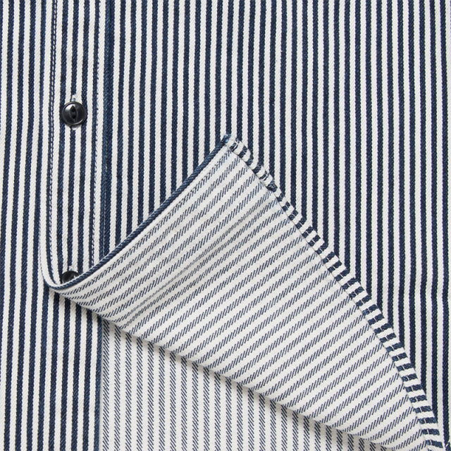 14ozヒッコリーワークシャツ【D5335H】