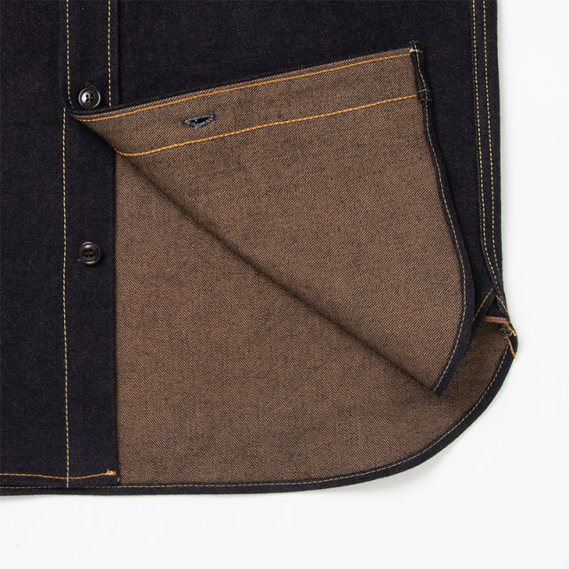 藍渋染めデニムシャツ【D5702】