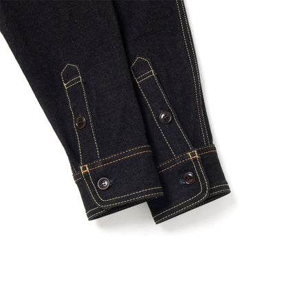 藍渋染めデニムシャツ【D5702】