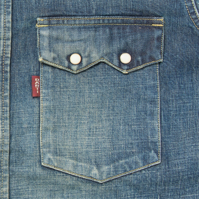 USEDクレイジーデニムシャツ【D5704】