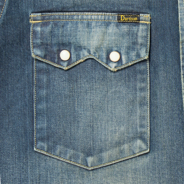 USEDクレイジーデニムシャツ【D5704】