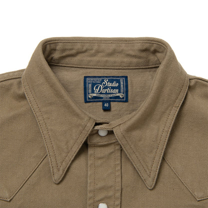 落ち綿ウエスタンデニムシャツ【D5711】