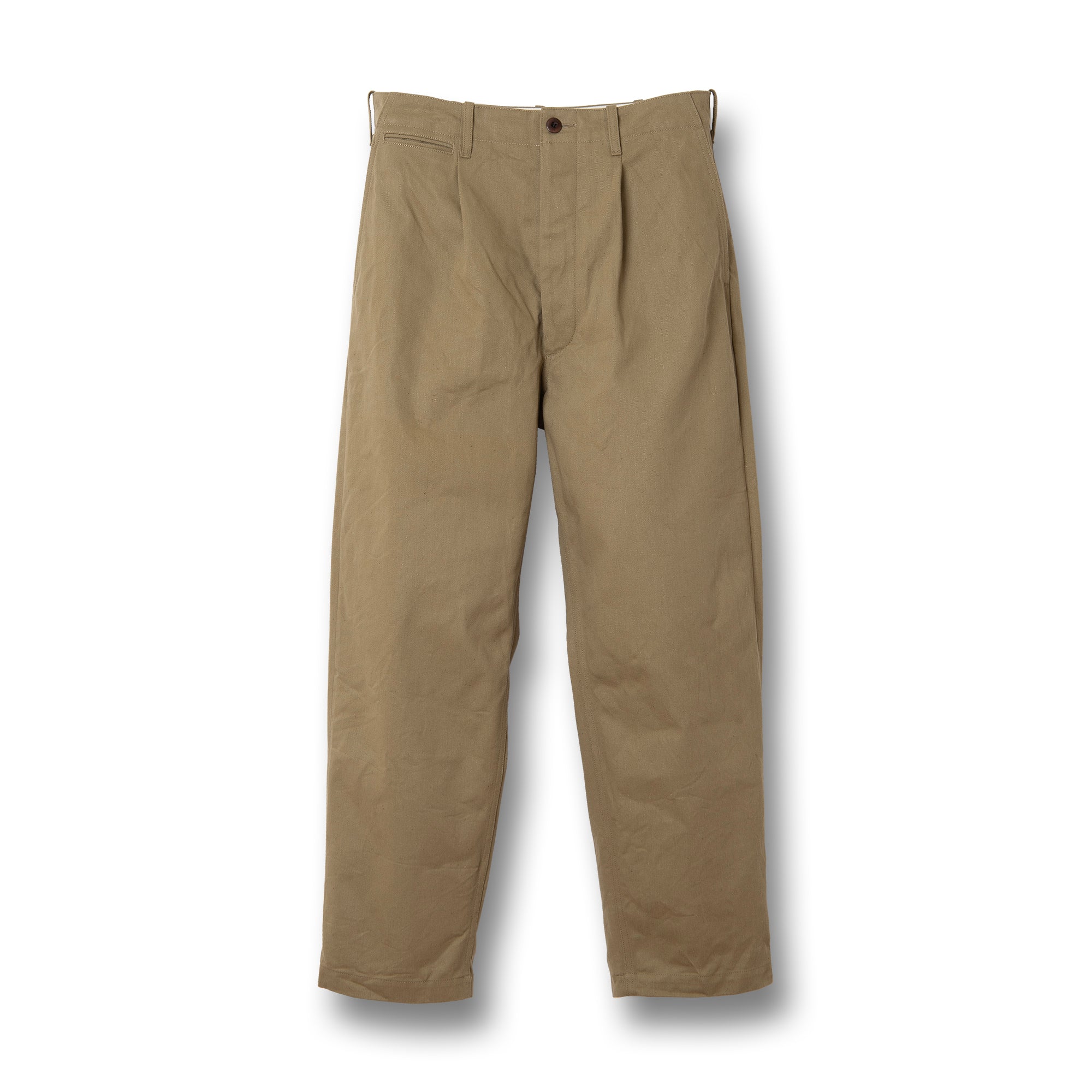 Waste Cotton Wide Trousers【OR-1133】