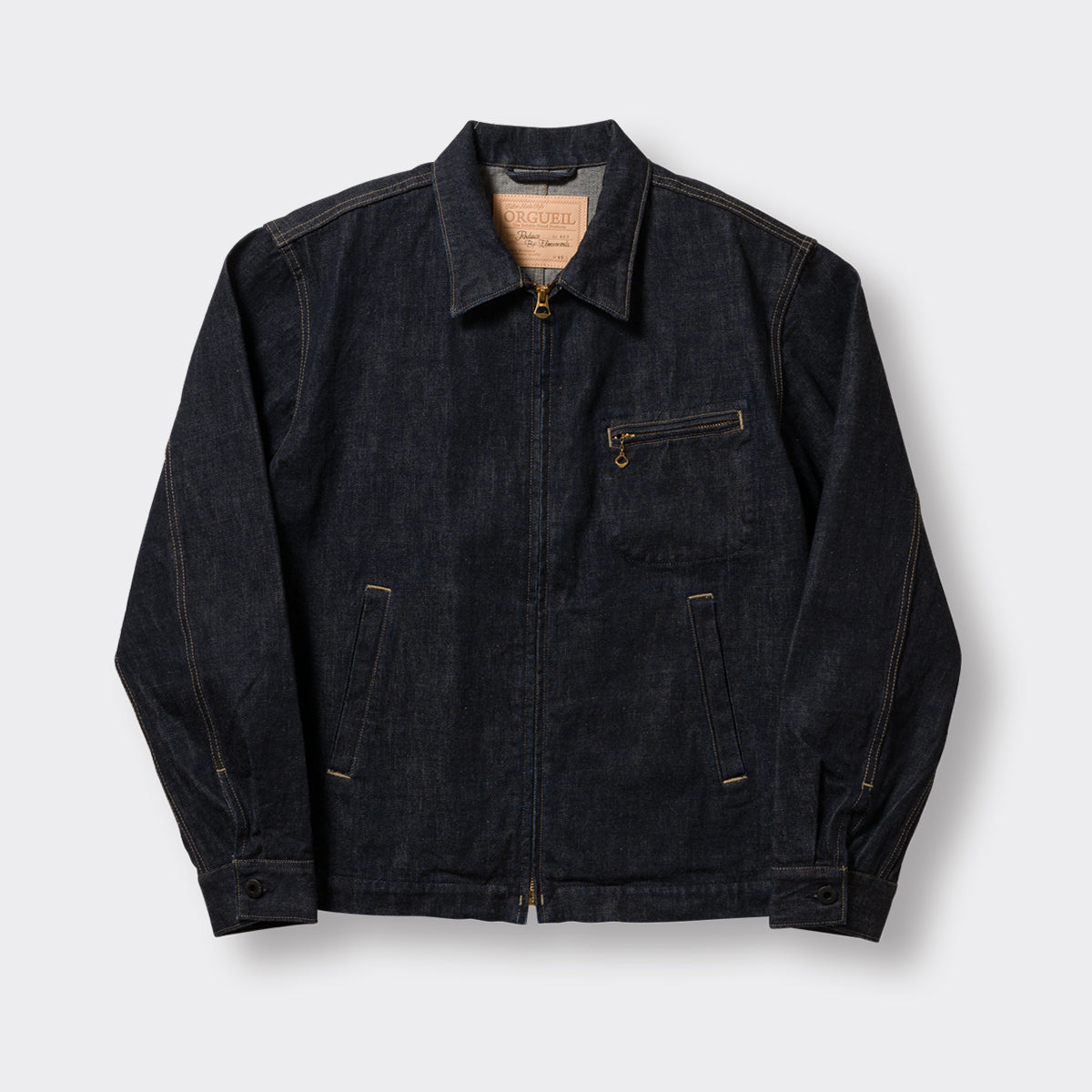 Tailor Denim Zip Jacket【OR-402】