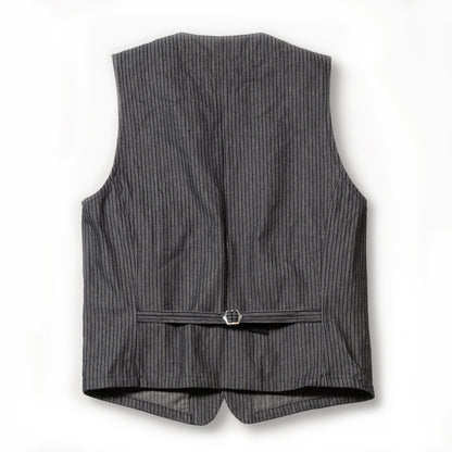 Indigo Dobby Gilet【OR-4326】