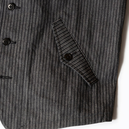 Indigo Dobby Gilet【OR-4326】