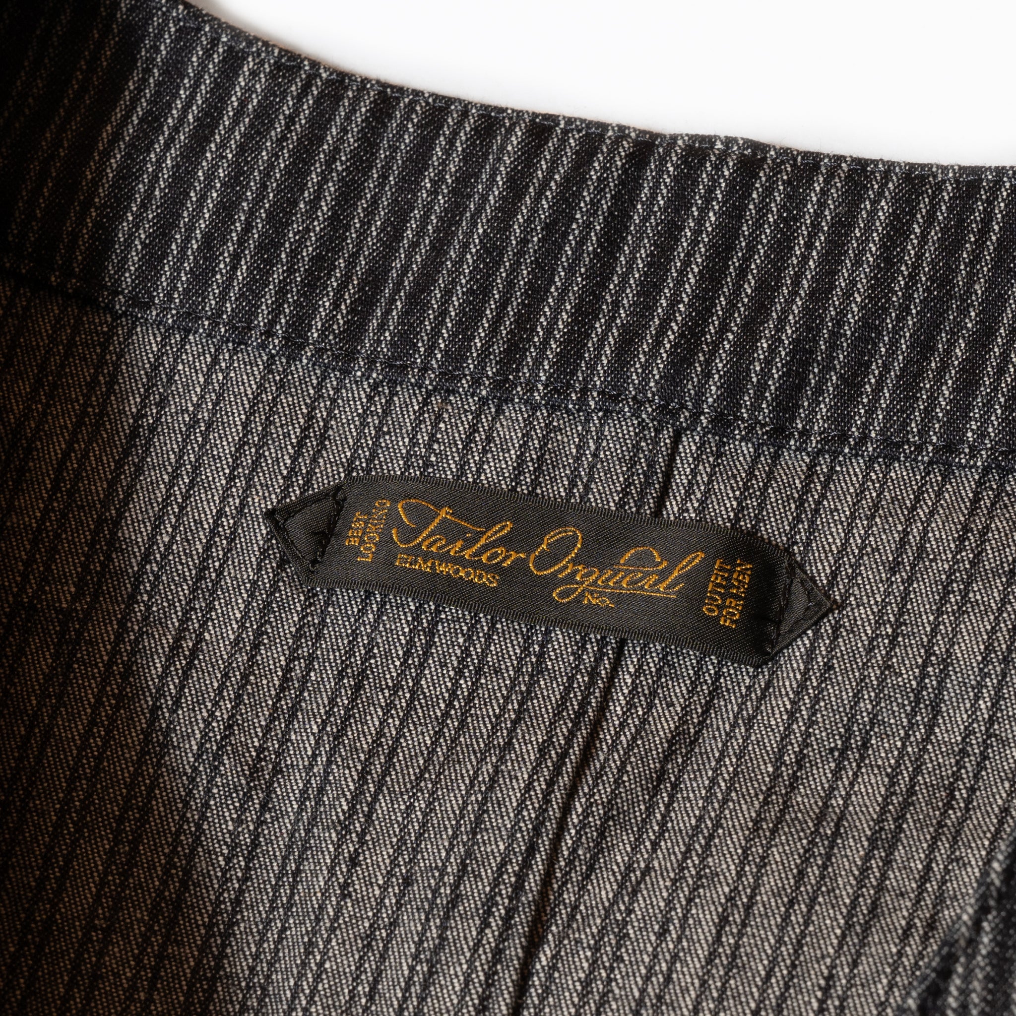 Indigo Dobby Gilet【OR-4326】