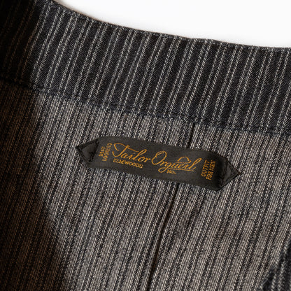 Indigo Dobby Gilet【OR-4326】