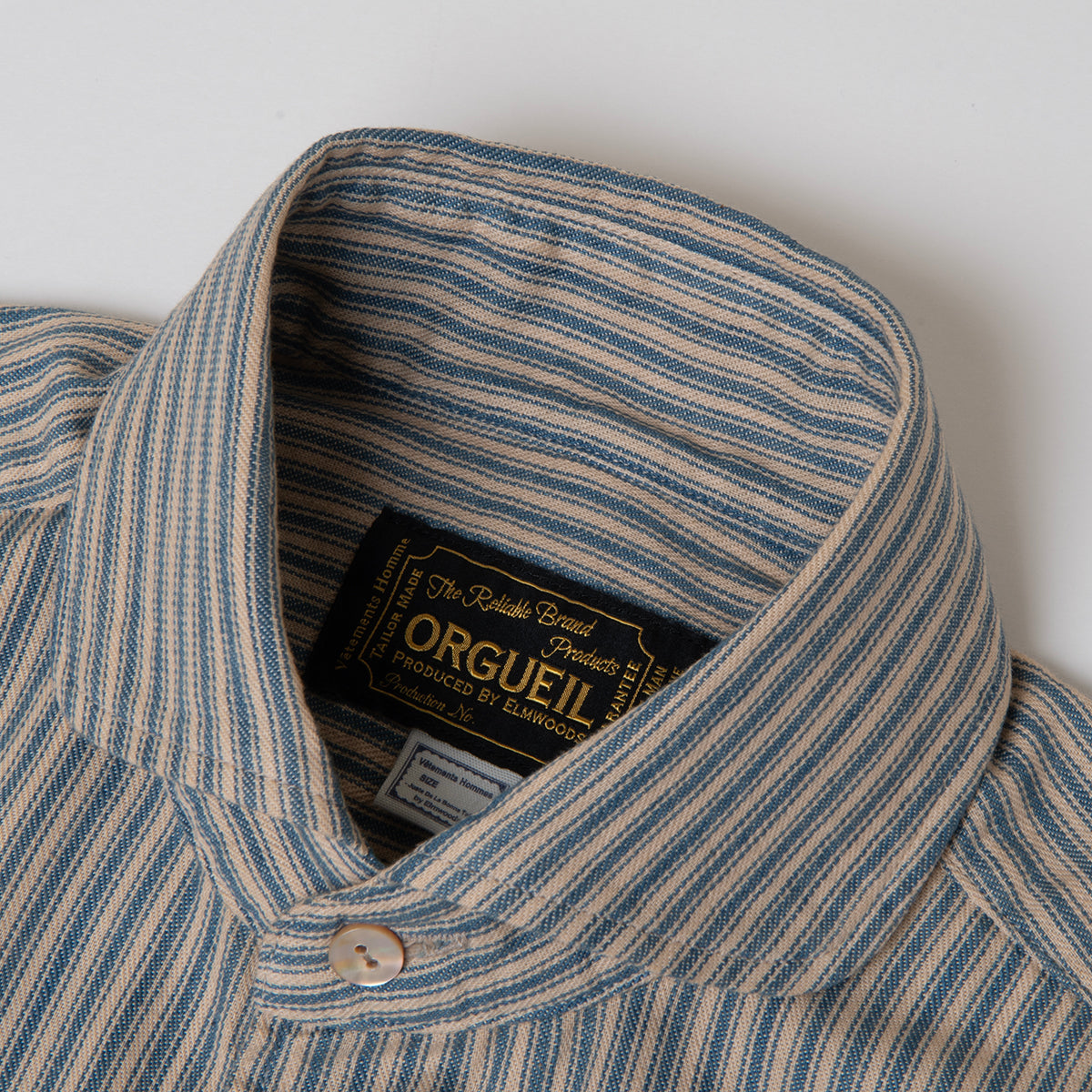 Windsor Collar Short Sleeve Shirt【OR-5002BS】