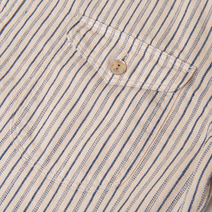 Shawl Collar Short Sleeve Shirt【OR-5007ES】
