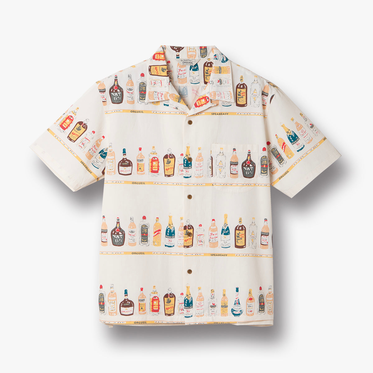 Speakeasy Short Sleeve Shirt【OR-5126】