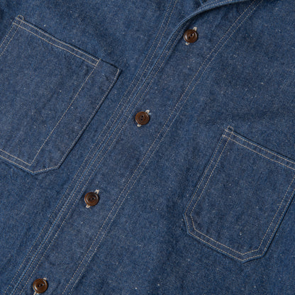 Shawl Collar Denim Work Shirt【OR-5127】