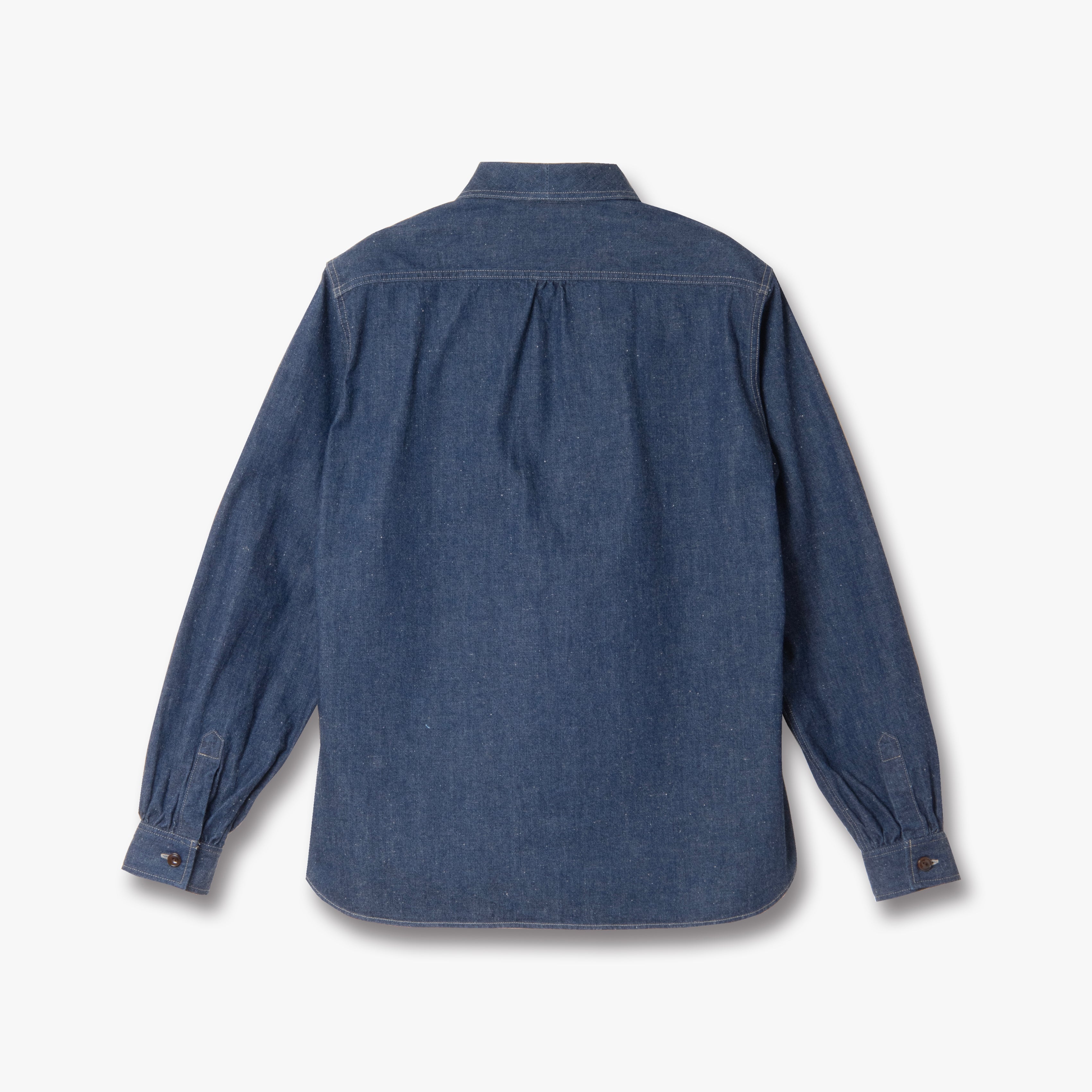Shawl Collar Denim Work Shirt【OR-5127】