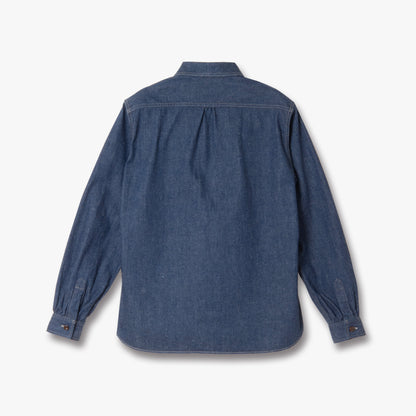 Shawl Collar Denim Work Shirt【OR-5127】