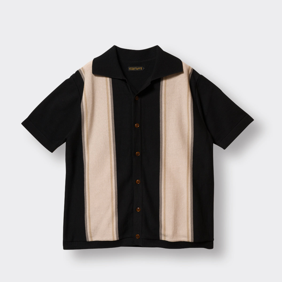 Stripe Knit Shirt 【OR-9103】