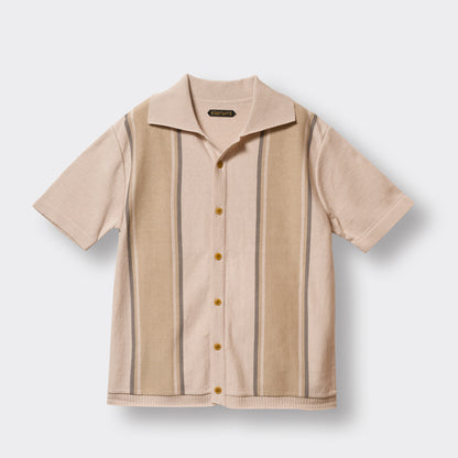 Stripe Knit Shirt 【OR-9103】